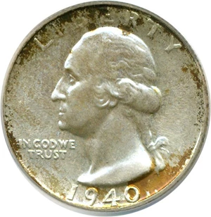 image for: 1940 25c PCGS Proof 66