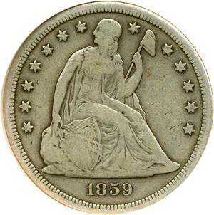 image for: 1859-S $1 NGC F15