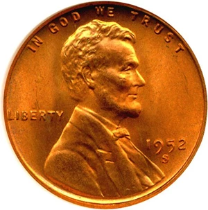 image for: 1952-S 1c NGC MS67 RD