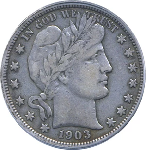 image for: 1903 50c PCGS XF40