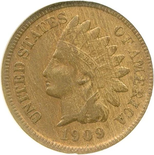 image for: 1909-S Indian 1c DGS VF35