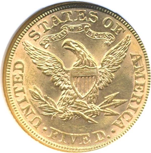 image for: 1884 $5 NGC MS62
