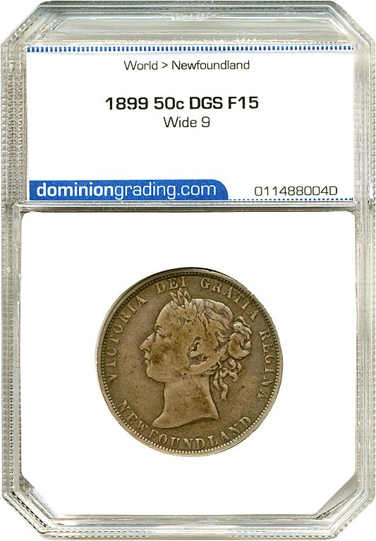 image for: Newfoundland: 1899 50c DGS F15  Wide 9