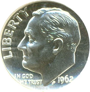 image for: 1962 10c NGC Proof 68