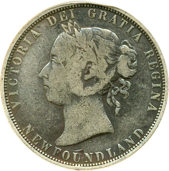 image for: Newfoundland: 1882-H 50c DGS VG10