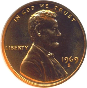 image for: 1969-S 1c NGC Proof 67 RD