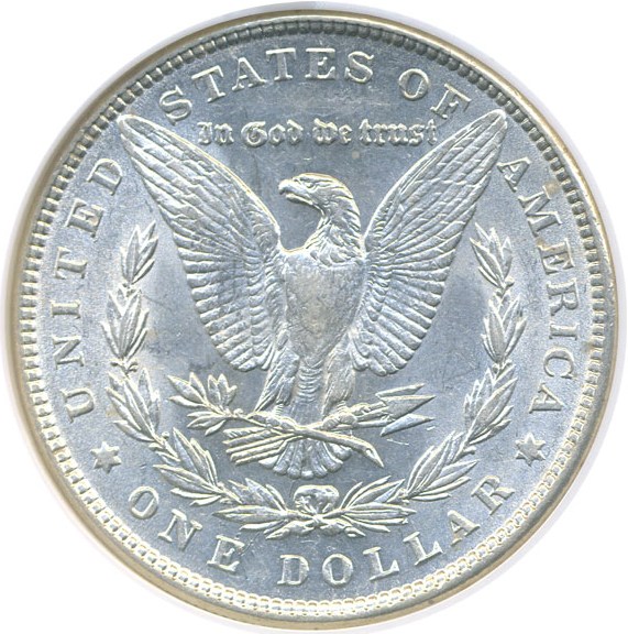 image for: Top 100 VAM: 1886 $1 VAM 1B  Line in M NGC AU55