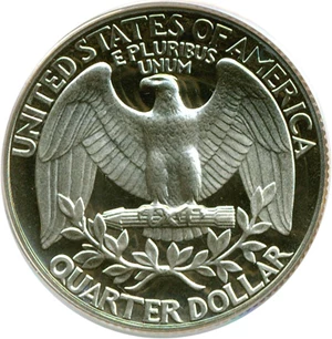 image for: 1986-S 25c PCGS Proof 69 DCameo