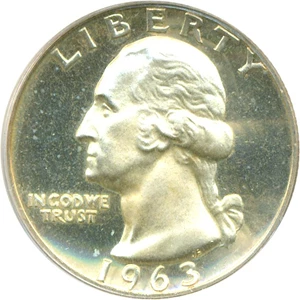 image for: 1963 25c PCGS Proof 67 Cameo