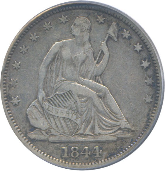 image for: 1844-O 50c  PCGS VF30