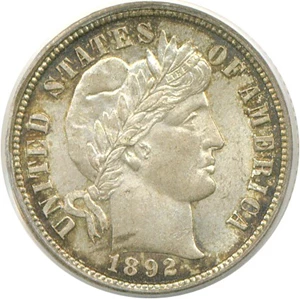 image for: 1892-O 10c PCGS MS64