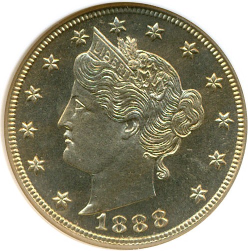 image for: 1888 5c  NGC Proof 65