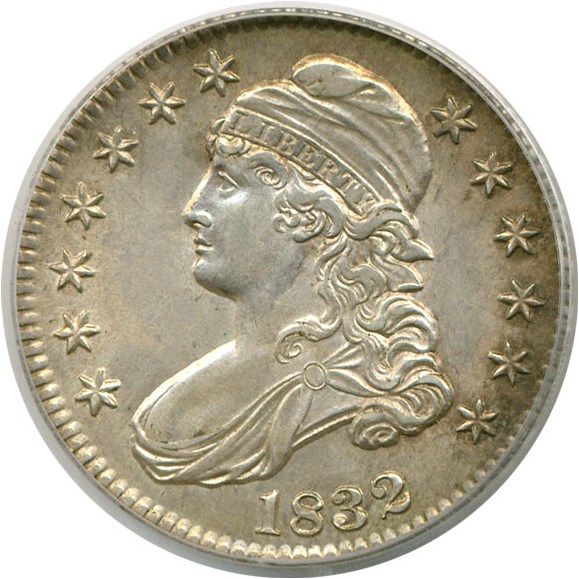 image for: 1832 50c PCGS AU58