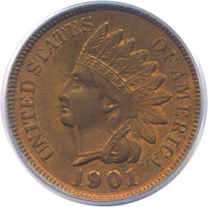 image for: 1901 1c PCGS MS65 RB