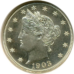 image for: 1903 5c NGC Proof 66