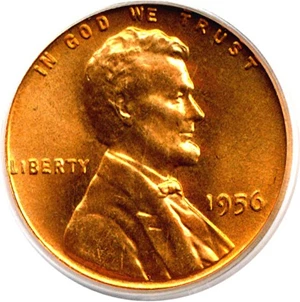 image for: 1956 1c PCGS MS66 RD