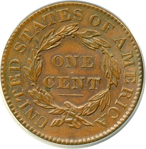 image for: 1832 1c ANACS MS63 BN