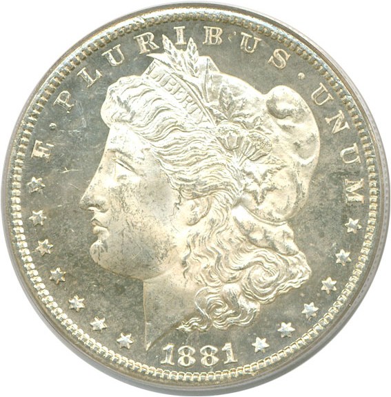 image for: 1881-S $1  PCGS MS64 DMPL