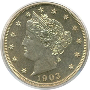 image for: 1903 5c PCGS Proof 66