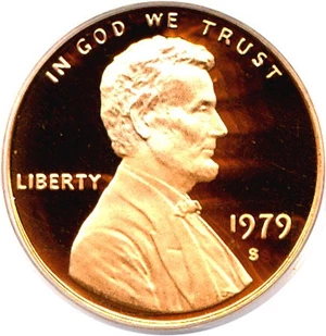 image for: 1979-S 1c Type 2 PCGS Proof 68 RD DCameo