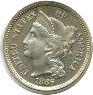 image for: 1886 3cN PCGS Proof 66