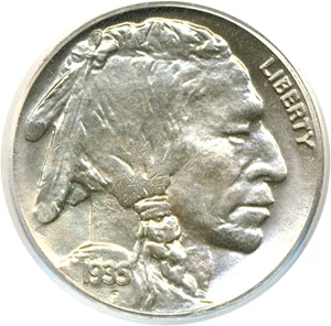 image for: 1935 5c PCGS MS66