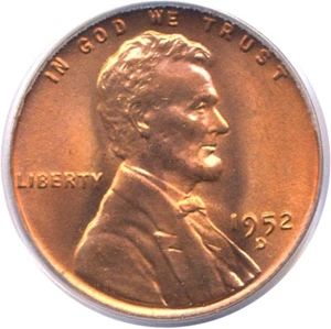 image for: 1952-D 1c PCGS MS66 RD