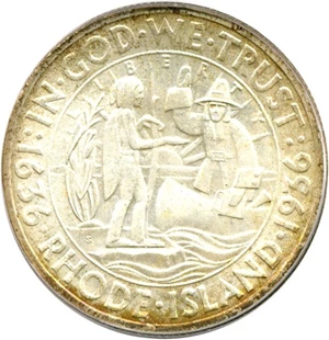 image for: 1936-S 50c Rhode Island PCGS MS66