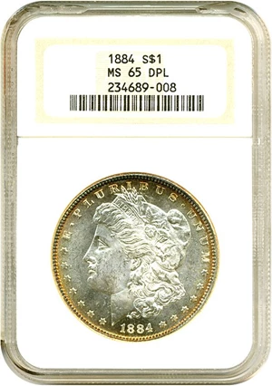 image for: 1884 $1 NGC MS65 DMPL