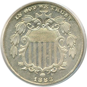 image for: 1883 5c Shield PCGS Proof 65