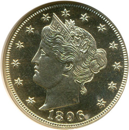image for: 1896 5c  NGC Proof 64
