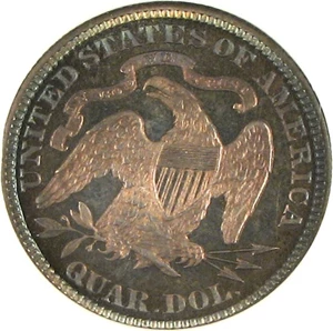 image for: 1881 25c NGC/CAC Proof 65 Cameo *Color*