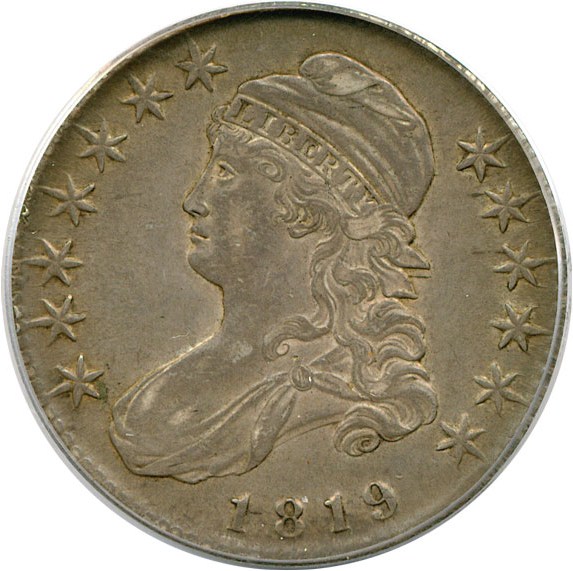 image for: 1819 50c  PCGS XF45