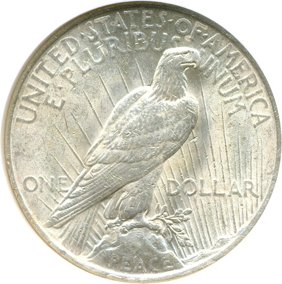 image for: Top 50 VAM: 1922 $1 VAM 7B  Doubled Wing NGC MS61 
