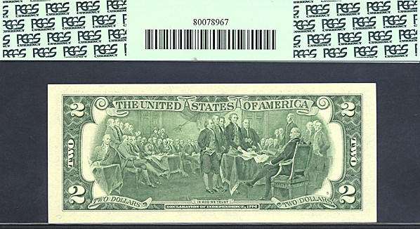 image for: Fr.1937F* 2003 $2  PCGS Gem CU68 PPQ  [F00003428] *Star* 