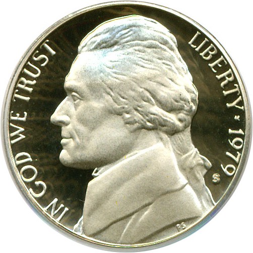 image for: 1979-S 5c Ty.1 PCGS Proof 69 DCameo