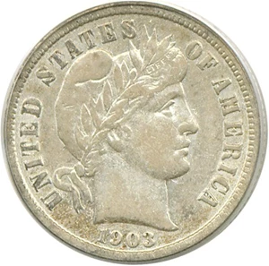 image for: 1903-S 10c PCGS XF45