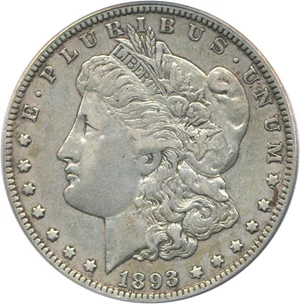image for: 1893-O $1 PCGS/CAC XF40