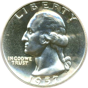 image for: 1957 25c PCGS Proof 68