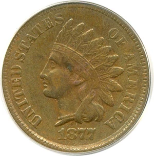 image for: 1877 1c PCGS XF40