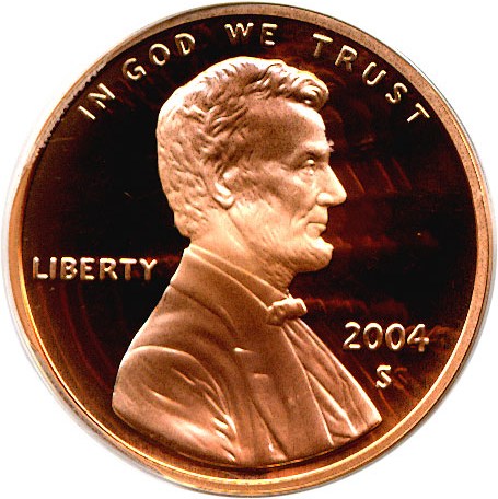 image for: 2004-S 1c  PCGS Proof 69 RD DCameo