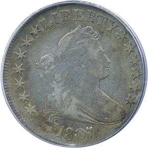 image for: 1807 50c Draped Bust PCGS VF35