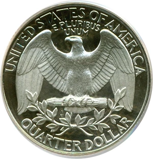 image for: 1987-S 25c PCGS Proof 69 DCameo