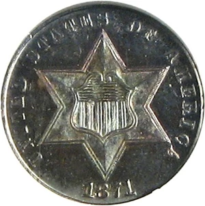 image for: 1871 3cS NGC Proof 66 *Color*
