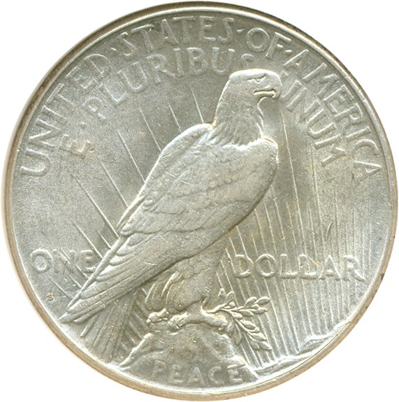 image for: Top 50 VAM: 1928-S $1 VAM 3  Doubled Motto NGC AU55 