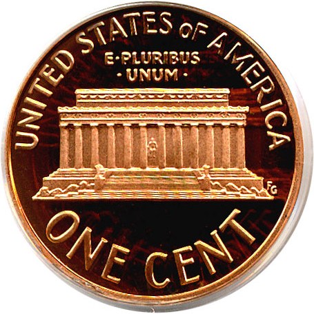 image for: 1996-S 1c  PCGS Proof 68 RD DCameo