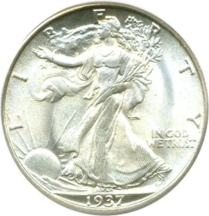 image for: 1937-S 50c PCGS MS65