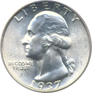 image for: 1937-S 25c PCGS MS66