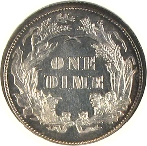image for: 1873 10c Arrows NGC Proof 65 Cameo
