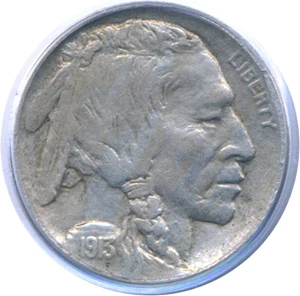 image for: 1913-D 5c Type 2 PCGS XF45